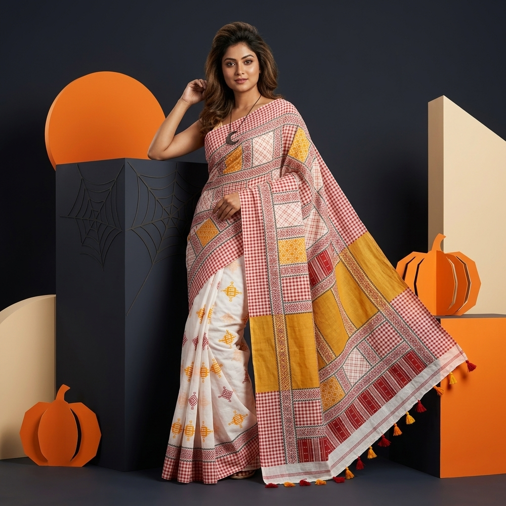 Elegant Nabakothi Design Khandua Silk Saree for Women